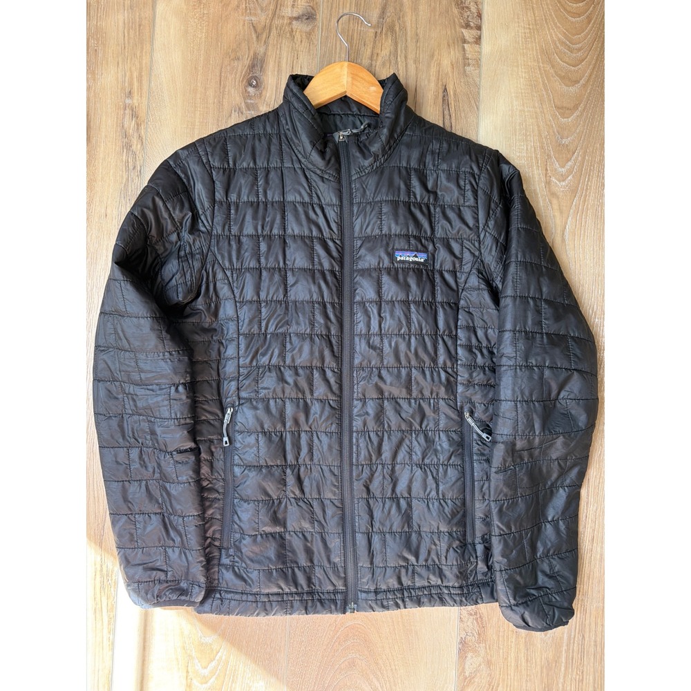 Patagonia Jacket Womens Medium Black Nano Puff Puffer Quilted Primaloft Coat